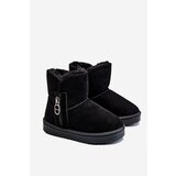 Kesi Children's Slip-On Insulated Snow Boots Black Catellie Cene