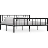  Za krevet crni metalni 180 x 200 cm Cijene