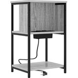  Noćni ormar 2 pcs Siva Sonoma 38 x 31 x 61 cm Konstruirano drvo | Eponuda.com
