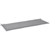  Jastuk za vrtnu klupu sivi 150 x 50 x 3 cm od tkanine Oxford | shoptok.hr