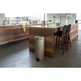 Brabantia Koš za smeti s pedalom 30 L s plastičnim vložkom - Champagne | Shoptok.si
