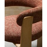 Kave Home Blagovaonska stolica od čvrste jeseni u prirodnoj boji/boja terakote Granite – | shoptok.hr