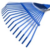  Podesive grablje za lišće s 21 zubom, bez ručke | shoptok.hr