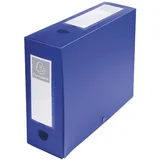 arhivska škatla s tipko, PP, 100 mm, modra, (22135712)