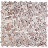  Kamenčići Bež i svijetlo ružičasta 30 x 30 cm Rijeka kamenčić | shoptok.hr