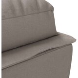  Počivaljka s jastucima smeđesiva od tkanine | shoptok.hr