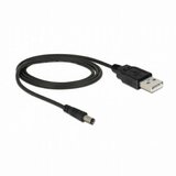 Delock Kabel USB M – napajalni M DC 5,5 fi x 2,1mm 1m | Shoptok.si