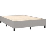  Box spring posteljni z vzmetnico svetlo siv 140x190 cm blago, (20737297) | Shoptok.si