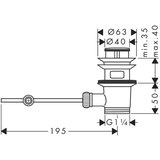 Hansgrohe vivenis slavina za umivaonik 110 sa podsklopom crna mat 75020670 | ePonuda.com