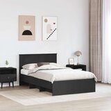  Okvir za krevet Crna 120 x 123 cm Konstruirano drvo - Crna 120 x 190 cm | shoptok.hr