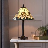  Endon 64195 - Stona lampa Tiffany JAMELIA 1xE27/60W/230V prečnik 31 cm | Eponuda.com