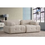 Atelier Del Sofa Dvosjed, Doblo 2 Seater ( L1-1R) Cream Bouclette | shoptok.hr