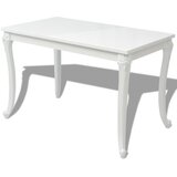  Blagovaonski stol visokog sjaja bijeli 116 x 66 x 76 cm | Eponuda.ba
