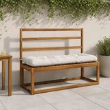  Jastučić za klupu VIANEN 100% poliester Bijela 120 x 40 x 12 cm - Bijela 120 x 40 x 12 cm | shoptok.hr