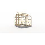  Drveni plastenik CASA S 2.6m x 2m, polykarbonat 4mm | shoptok.hr