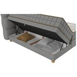 Premium Living Postelja Boxspring Bianco, Siva, 180x200 | Shoptok.si