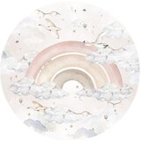 Dekornik Dječja zidna naljepnica Bright Rainbow in a Circle, ø 150 cm | shoptok.hr