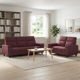 Set sofe 2 pcs Ljubičasta Tkanina Cijene