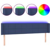  LED uzglavlje plavo 163x16x78/88 cm od tkanine | shoptok.hr