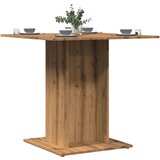 vidaXL Jedilna miza artisan hrast 80x80x75 cm inženirski les Cene