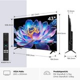 Tcl 43V6D 4K HDR pametni televizor - 43 televizor palcev | Shoptok.si
