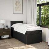Box spring krevet s madracem crni 80 x 200 cm od tkanine | shoptok.hr