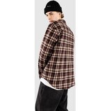 Fat Moose Adrian Check Srajca dark plum / ecru | Shoptok.si