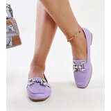 Gemre Purple moccasins with a zircon buckle Mali | Shoptok.si