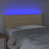  Posteljno vzglavje krem 100x5x78/88 cm blago, (20794576) | Shoptok.si