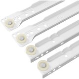  Klizač za ladice 12 pcs Bijelo 450 mm Čelik | shoptok.hr