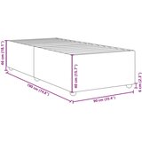  Okvir za krevet crni 90x190 cm od tkanine | shoptok.hr