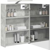  Kupaonski ormar s ogledalom Betonski sivi 50 x 14 5 x 70 cm | shoptok.hr