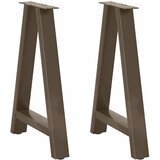 vidaXL Noge za jedilno mizo v obliki črke A, 2 kosa, 60 x (72-73) cm, jeklo | Shoptok.si