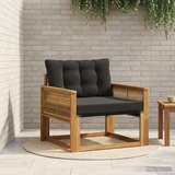  Set vanjskih sofa Čvrsto drvo akacije i Textilene Prirodna - Prirodna i crno Kava užad | shoptok.hr