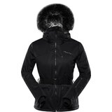 Alpine pro Women's ski softshell jacket with membrane DOWELA black | Shoptok.si