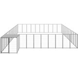  Kavez za pse crni 37,51 m² čelični | shoptok.hr