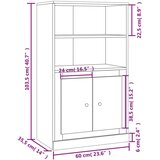  Visoka komoda siva betona 60x35 5x103 5 cm konstruiranog drva | shoptok.hr
