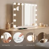  Toaletno ogledalo z LED osvetlitvijo Hollywood Glimma Deluxe InnovaGoods 15 Žarnice | Shoptok.si