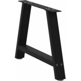  Noge za klub stolić A-oblika 2 kom Crne 60 x (42-43) cm Čelik | Eponuda.com