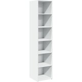 Maison Chic Visoka omara - Komoda - Predalnik bela 40x41x185 cm inženirski les, (21721811) Cene