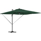  Roma dežnik Zelena 286 x 285 x 270 cm Aluminij in Poliester, (5000045802) | Shoptok.si