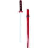  Drvena katana za igru 70cm - crvena | Shoptok.si
