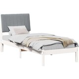  Konstrukcija postelje Bela 80 x 200 cm Masivno borovo les, (5000084288) | Shoptok.si