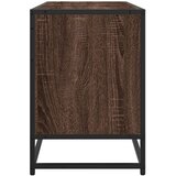TV ormarić smeđi hrast 150x35x41 cm Konstruirano drvo i metal | shoptok.hr