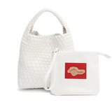 NoduNadu Ženska torba s torbicom Juni bijela 22x21x12 cm NN1000 | shoptok.hr