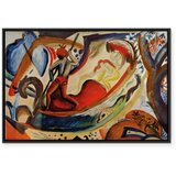  Slika - August Macke – Nackte Mädchen in der Barke 90x60 U crnom drvenom okviru | shoptok.hr