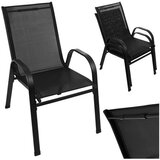 Gardlov set vrtnih stolica, 2 kom, metalni okvir, crne | shoptok.hr