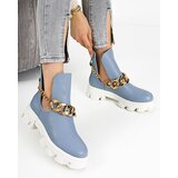 Resti Blue women's boots with chain Tenkay - Footwear | ePonuda.com