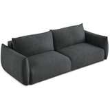 Makamii Temno siva raztegljiva sedežna garnitura iz šenilje 230 cm Leila – | Shoptok.si