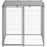  Kavez za pse srebrni 110 x 110 x 110 cm čelični | shoptok.hr